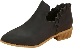 Ankle Boots for Women Boots for Women Fashion Pointed Toe Low Heel Riding Boots Comfy Slip On Walking Short Booties