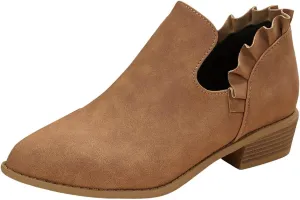 Ankle Boots for Women Boots for Women Fashion Pointed Toe Low Heel Riding Boots Comfy Slip On Walking Short Booties