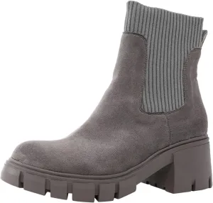 Cathalem Ankle Boots for Women, Women's Chelsea Boots Fashion Slip on Platform Ankle Boots Lug Sole Chunky Booties