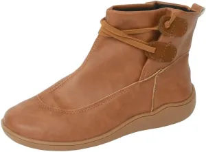 Cathalem Women's Ankle Boots 2024 New Chelsea Slip on Short Square-toe Booties Winter Fall Water Repellent Ankle Boots