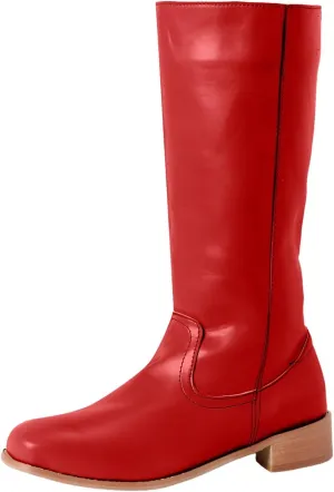 Cowboy Boots for Women Wide Calf Knee High Boots Women Low Heel Fashion Women Mid Calf Boots Pointed Toe Square Heel