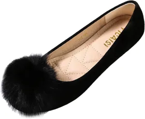 Loafers Shoes Soft Flat Women Ladies Singles Shoes Flat Single Casual Slip On Work