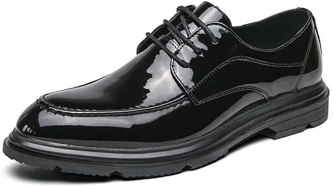 Male Spring Autumn Office Pointed Toe Men's Formal Shoes Men's Leather Low Heel Business Dress Shoes Leather Formal Business Oxford Shoes