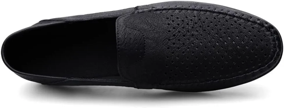 MCMUS Driving Moccasins Smoking Loafer for Men Moccasins Shoes Lightweight Breathable PU Leather Flexible Lightweight Anti-Slip Resistant Walking Slip On for Any Attire