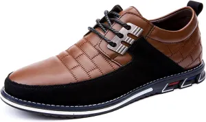 Men Casual Shoes Fashion Business Luxury Dress Shoes Office Oxford Flats Sneakers for Male Driving Office Walking Business Shoes