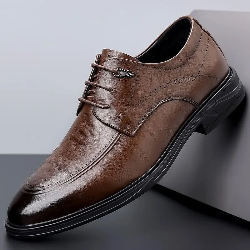 Men's Comfort Dress Shoes Business Formal Walking Lace Up Oxford Shoes Casual Tuxedo Shoes for Men