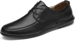 Men's Dress Shoes Faux Patent Leather Oxford Dress Shoes Business Oxford Shoes Fashion Slip-On Round Toe for Dating Prom Business Work