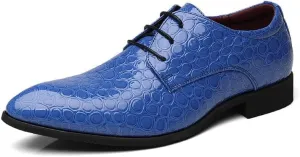 Men's Faux Patent Leather Tuxedo Dress Shoes Business Oxford Shoes Fashion Slip-On Round Toe Business Meeting Office Work Shoes