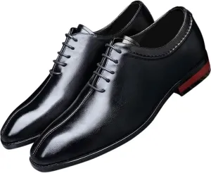 Mens Formal Dress Oxford Shoes Classic Modern Wedding Leather Full Cut