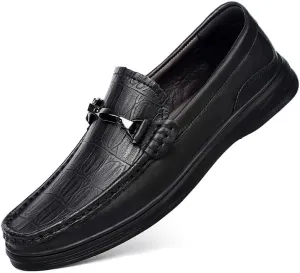 Men's Genuine Leather Oxford Shoes Comfort Fashion Loafers Shoes for Men