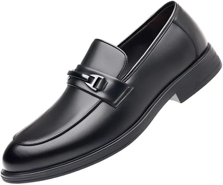 Mens Modern Classic Slip On Oxfords Men's Patent Leather Wingtip Brogue Dress Shoes