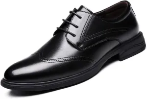 Men's Shiny Patent Leather Dress Shoes Business Wedding Oxford Shoes for Men Lightweight All-Day Comfort Non-Slip Loafers