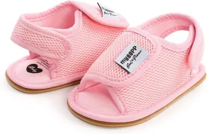 Newborn Shoes for Girls,Baby Shoes Sole Mesh Sandals Non-Slip Flat Boys Walking Rubber Shoes Baby Toddler Shoes