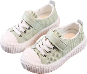 Toddler Girls Size 6 Shoes Summer Thin Mesh Rubber Sole Lightweight Breathable Non Slip Children's Casual Sports Shoes (Green, 6 Infant)