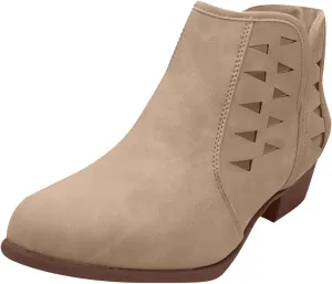 Women's Dressy Ankle Boots Fashion Boots Ankle Booties Casual Flcok Pointed Toe slip on Design lightweight Ankle Boot